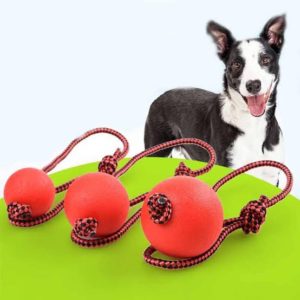 High Quality Kong Chewing Tug Ball With Rope Toy For Dogs