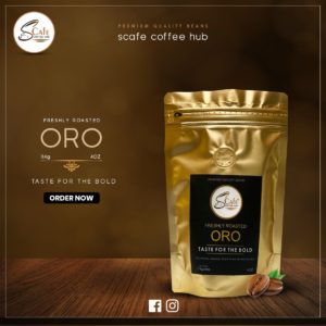 S-Cafe Ground Coffee Beans (ORO) 114 Grams (4 OZ)