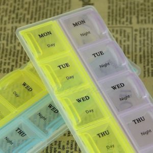 7 Days Weekly 14 / 21 / 28 Slots Travel Pill Box