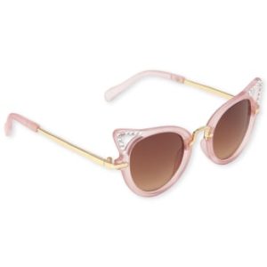 Justice Girls’ Pink Cat Eye Sunglasses