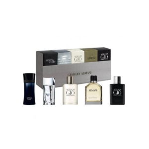 Giorgio Armani Mini Cologne Gift Set for Men, 5 Pieces