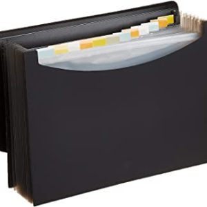 Amazon Basics File Folder, Letter Size, Black