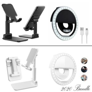 Sapper Sturdy Tablet Stand & Selfie Ring Light 2020 Bundle Deal