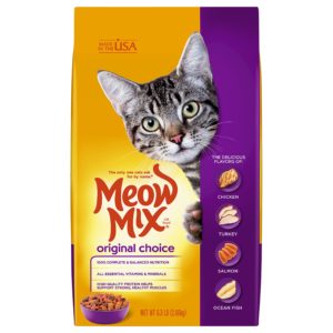 Meow Mix Original Choice Dry Cat Food, 3.15-Pound Bag